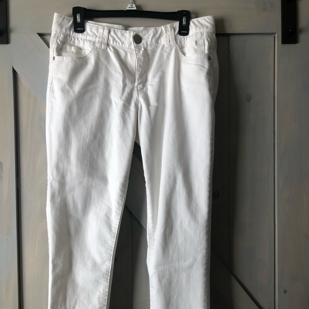 Democracy skinny white jeans